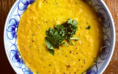 Cleansing Carrot Soup with a Thai Touch